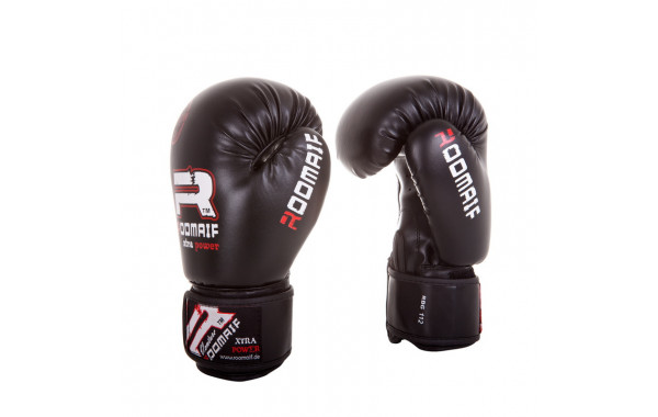 Боксерские перчатки Roomaif RBG-112 Dx Black 10 oz 600_380