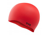 Шапочка для плавания TYR Wrinkle Free Silicone Cap, LCSO-610, красный, силикон