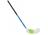 Клюшка для флорбола Realstick Kidscamp MR-KF-KCR, 65см, +мяч, правый крюк, композит, чер-син