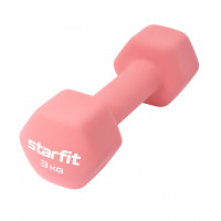 Гантель неопреновая Star Fit DB-201 3 кг, коралловый