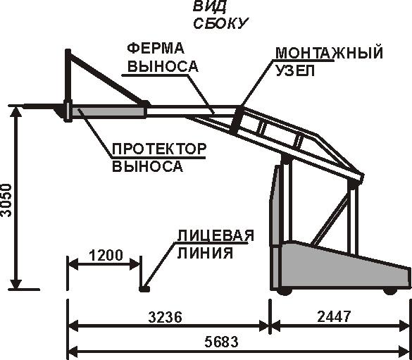 Стойка баскетбольная SAM 3x3 Schelde Schelde Sports 910-1612070 585_511