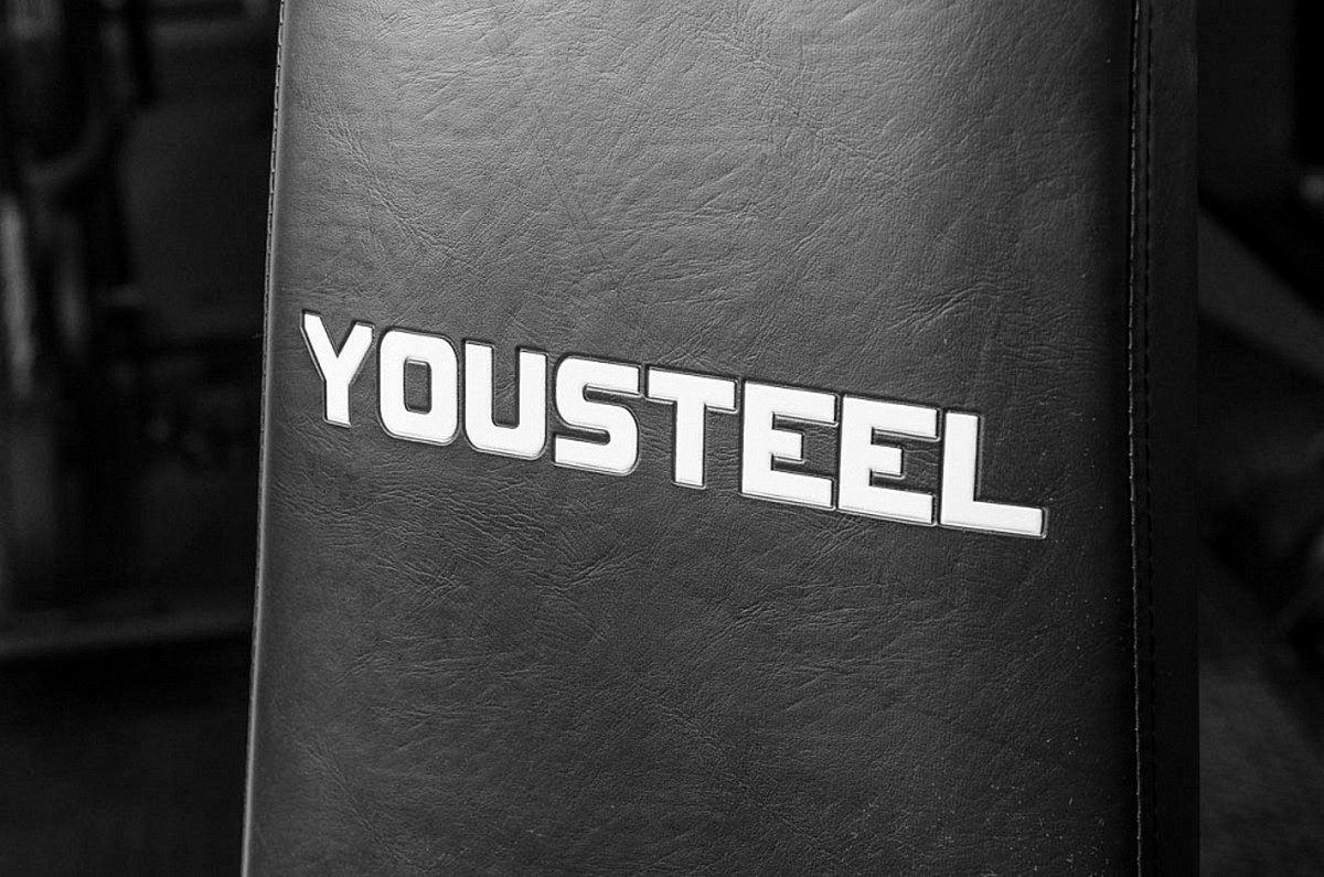 Скамья с регулировкой угла наклона YouSteel СКР-2 черный 1200_795