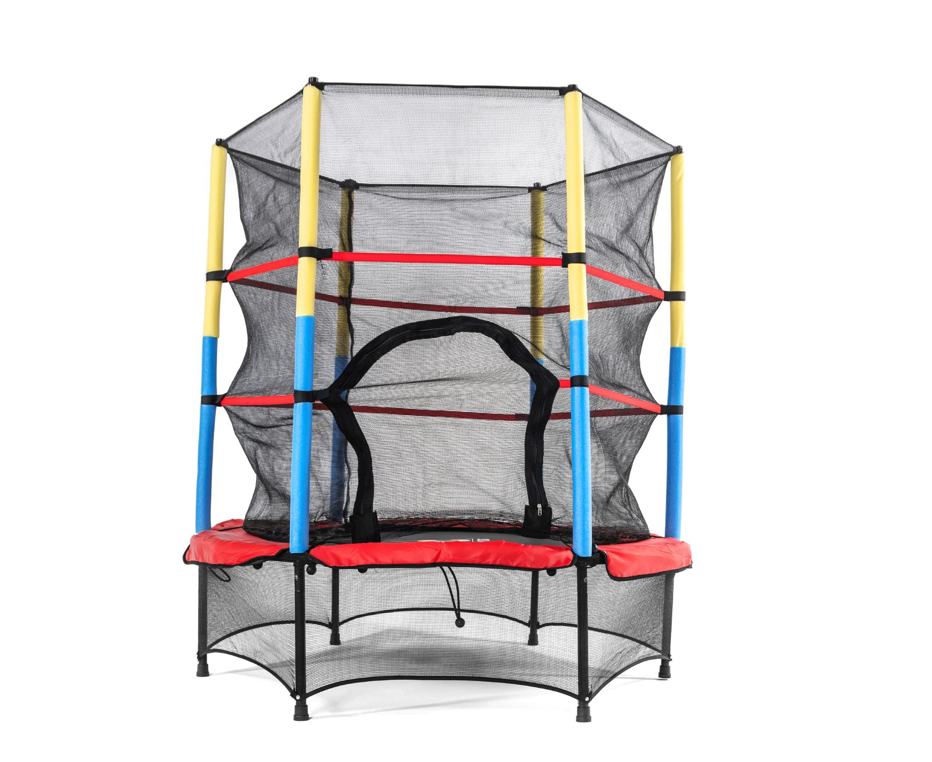 Батут DFC Jump kids 55" (137см) 55INCH-JD-RYB красно-желто-синий 1834_1500